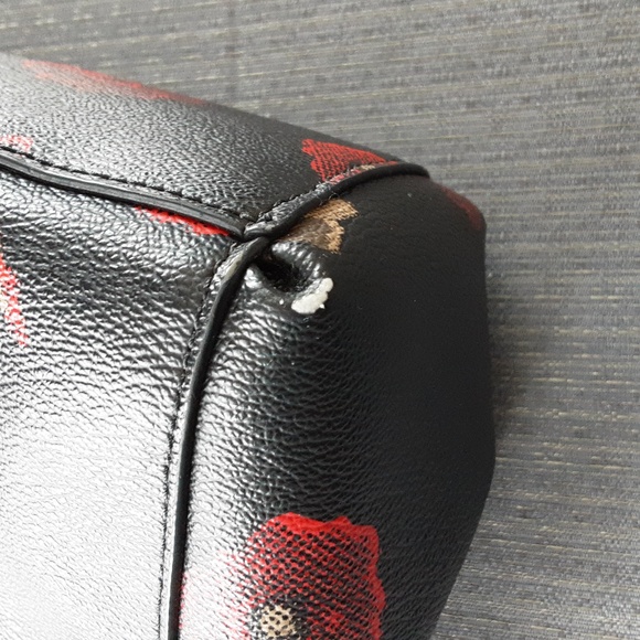 Coach Mini Christine Floral Carryall Purse - Picture 7 of 13